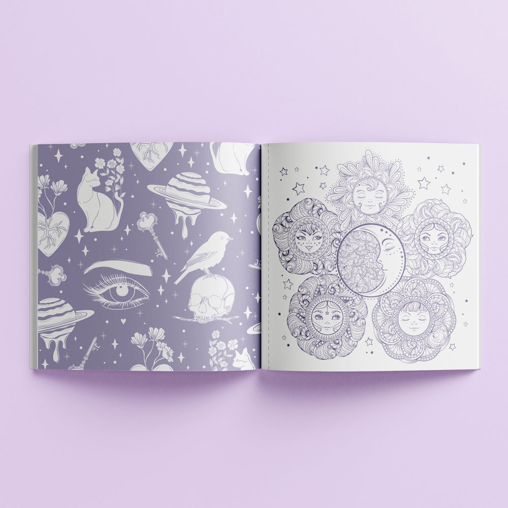 Art Maker Creative Colouring Book - Celestial Dance
