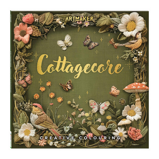 Art Maker Creative Colouring Book - Cottagecore