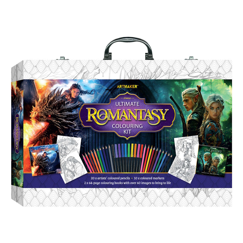Art Maker Ultimate Romantasy Colouring Kit