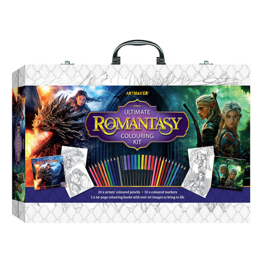 Art Maker Ultimate Romantasy Colouring Kit