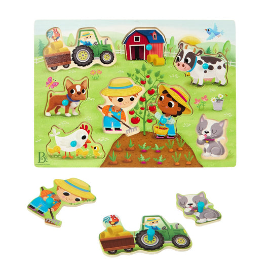 B. Wooden Puzzle - Barnyard