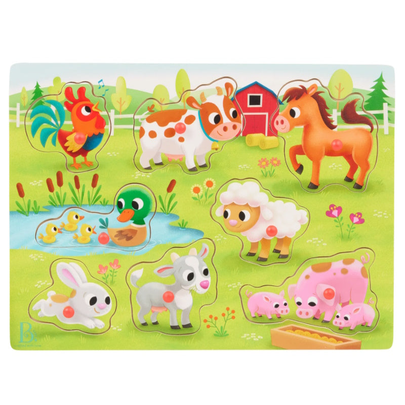 B. Wooden Puzzle - Farm Animal