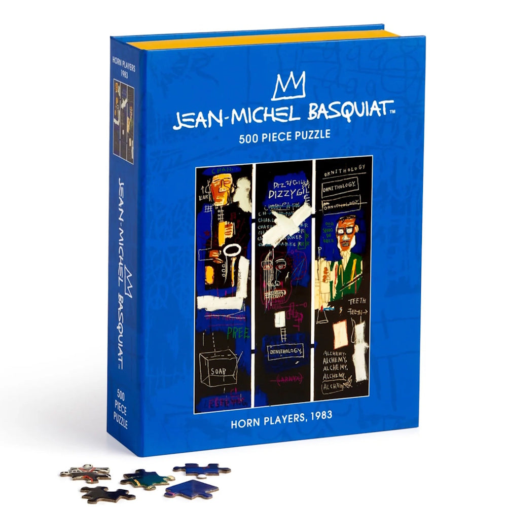 Basquiat Horn Players 500 Piece Book Puzzle