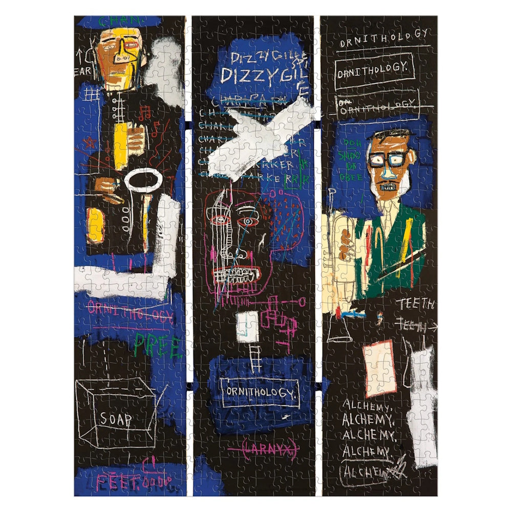 Basquiat Horn Players 500 Piece Book Puzzle