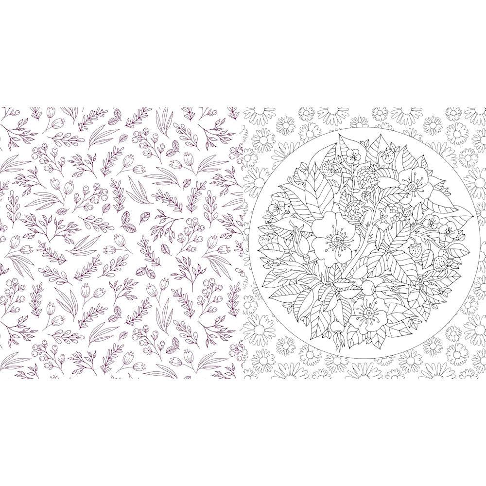 Beautiful Blooms Colouring Book