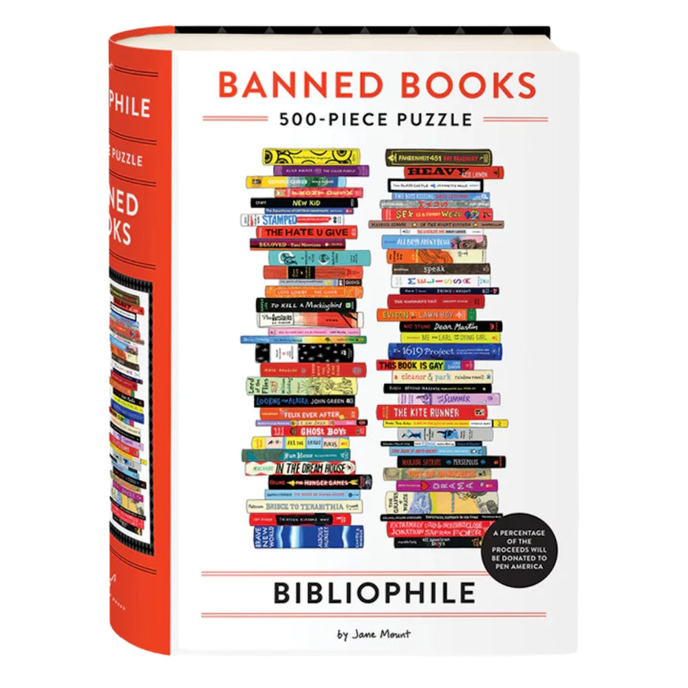 Bibliophile Banned Books 500 Piece Puzzle