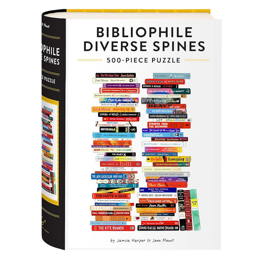 Bibliophile Diverse Spines 500 Piece Puzzle