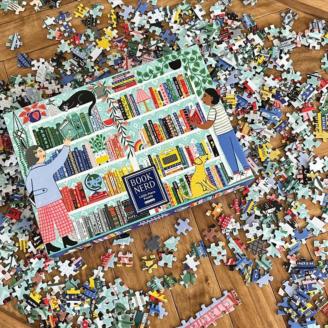 Book Nerd 1000 Piece Puzzle