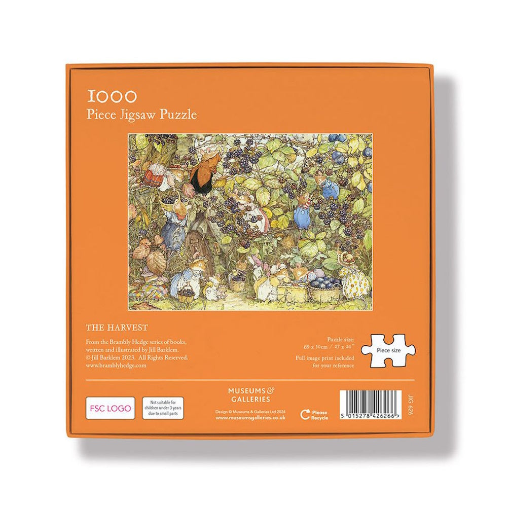 Brambly Hedge 1000 Piece Jigsaw Puzzle - The Harvest