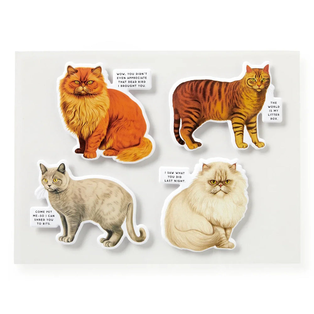 Brass Monkey 1000 Piece Puzzle - Moody Cats