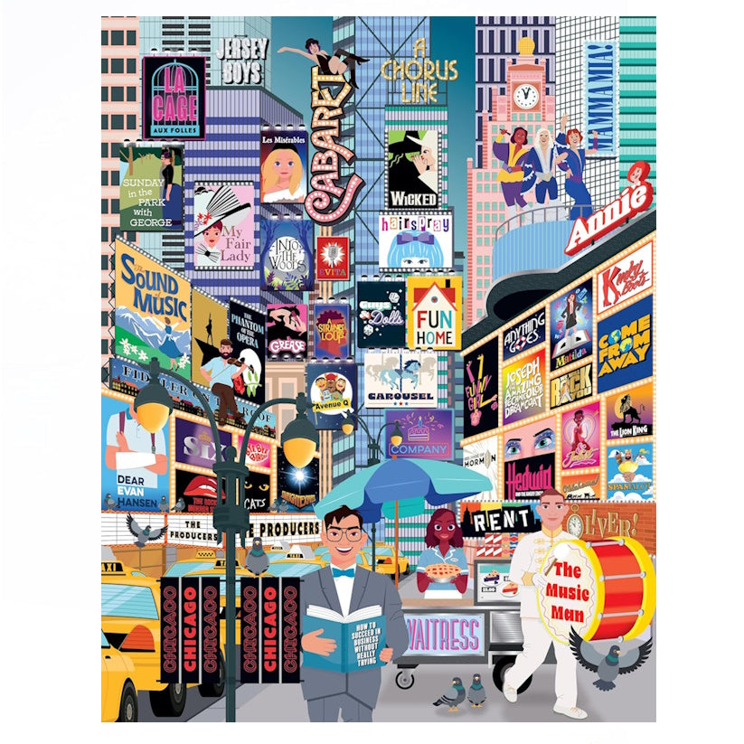 50 Must-See Musicals Bucket List 1000 Piece Puzzle