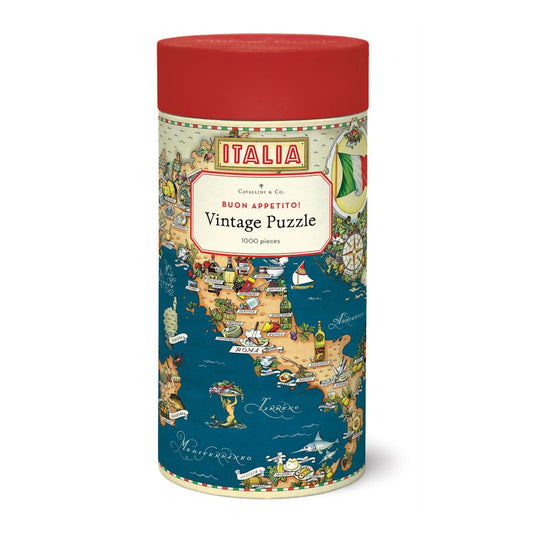 Cavallini 1000 Piece Jigsaw Puzzle - Buon Appetito!