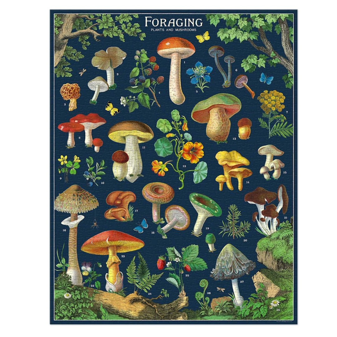 Cavallini 1000 Piece Jigsaw Puzzle - Foraging