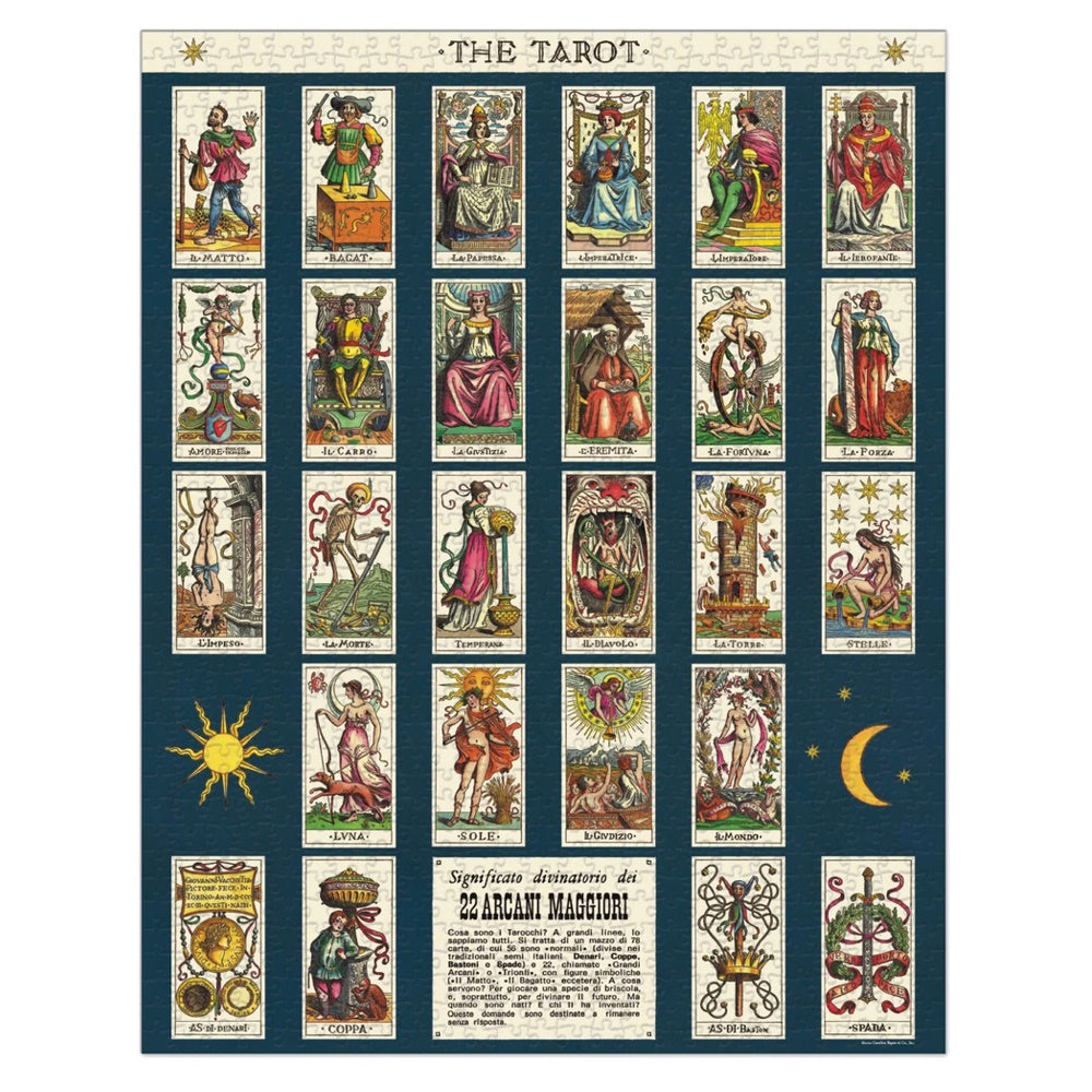 Cavallini 1000 Piece Jigsaw Puzzle - Tarot