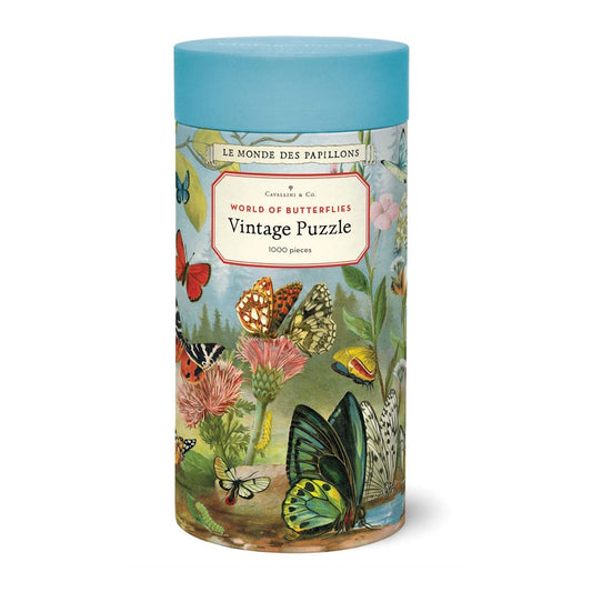 Cavallini 1000 Piece Jigsaw Puzzle - World of Butterflies