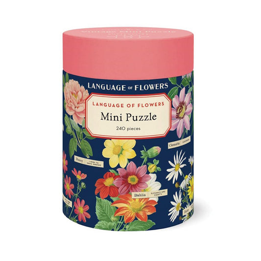 Cavallini 240 Piece Mini Jigsaw Puzzle - Language of Flowers