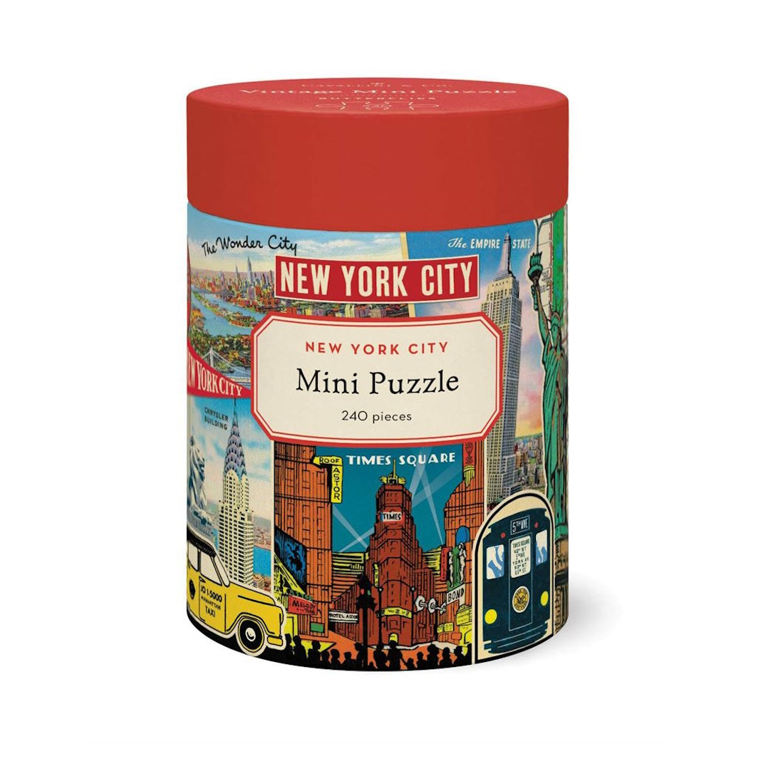 Cavallini 240 Piece Mini Jigsaw Puzzle - New York City