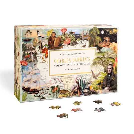 Charles Darwin's Voyage on HMS Beagle 1000 Piece Puzzle