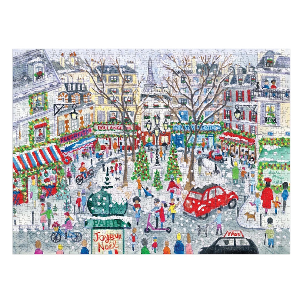 Galison 1000 Piece Jigsaw Puzzle - Christmas in Paris