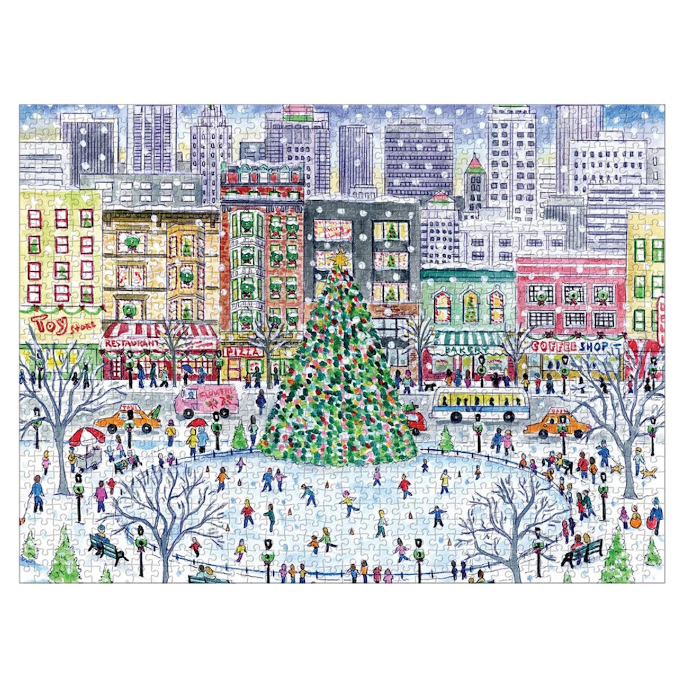 Galison 1000 Piece Jigsaw Puzzle - Christmas in the City