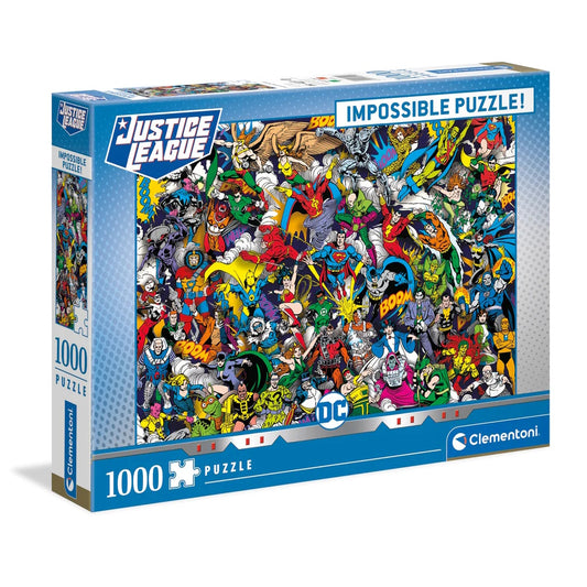 Clementoni 1000 Piece Impossible Puzzle - Justice League