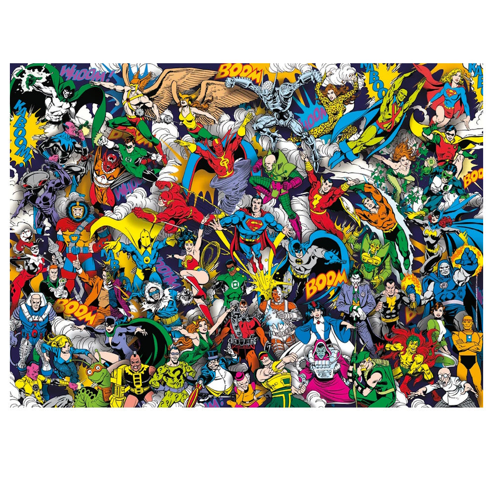 Clementoni 1000 Piece Impossible Puzzle - Justice League