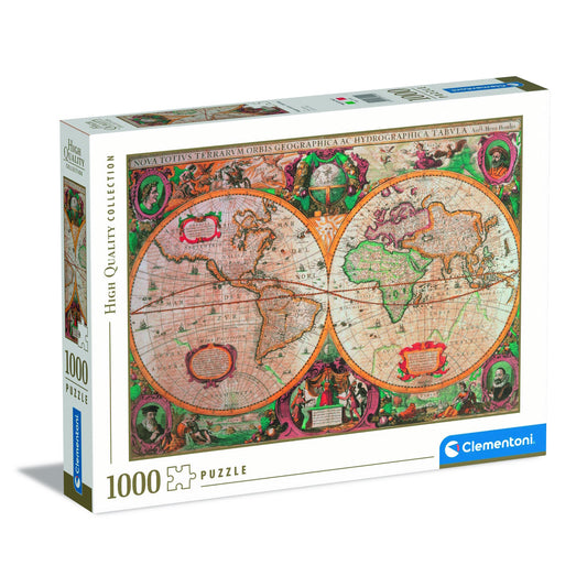 Clementoni 1000 Piece Jigsaw Puzzle - Old Map