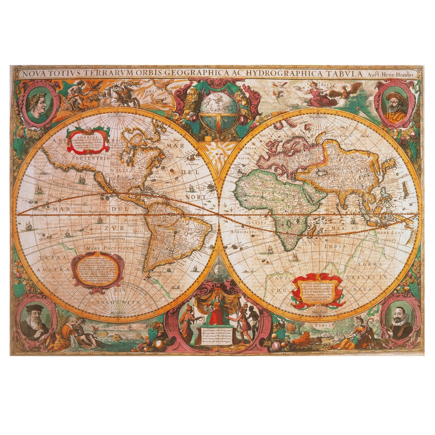 Clementoni 1000 Piece Jigsaw Puzzle - Old Map