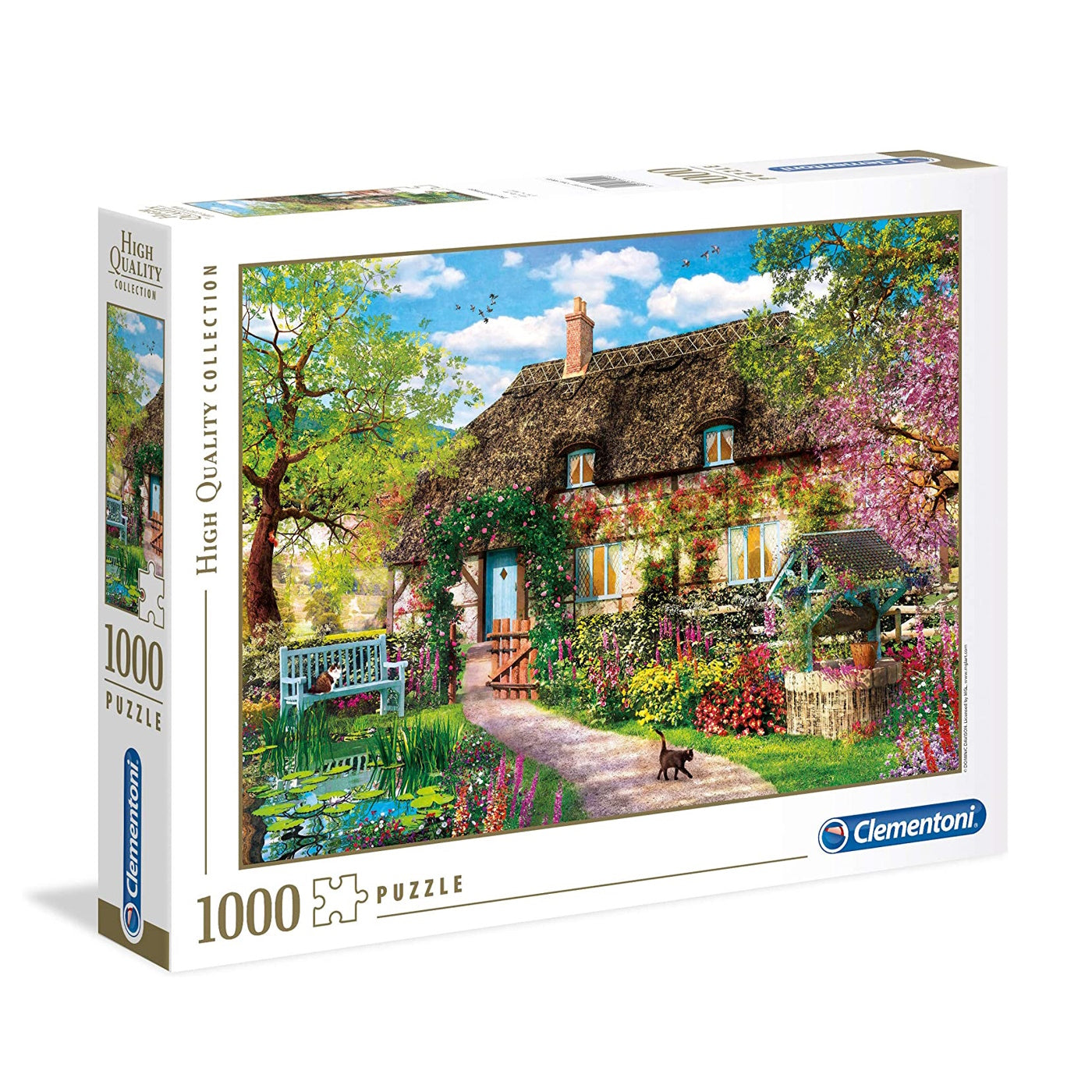 Clementoni 1000 Piece Jigsaw Puzzle - The Old Cottage