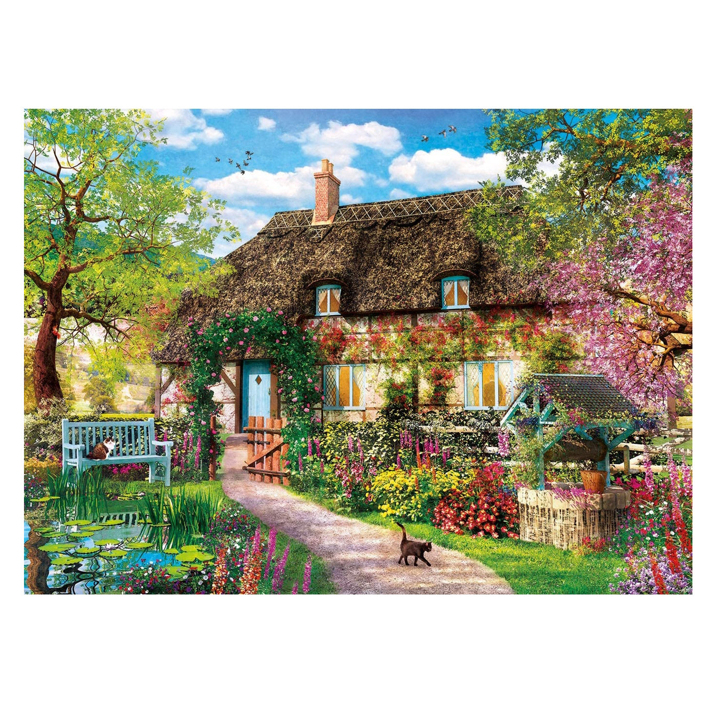 Clementoni 1000 Piece Jigsaw Puzzle - The Old Cottage