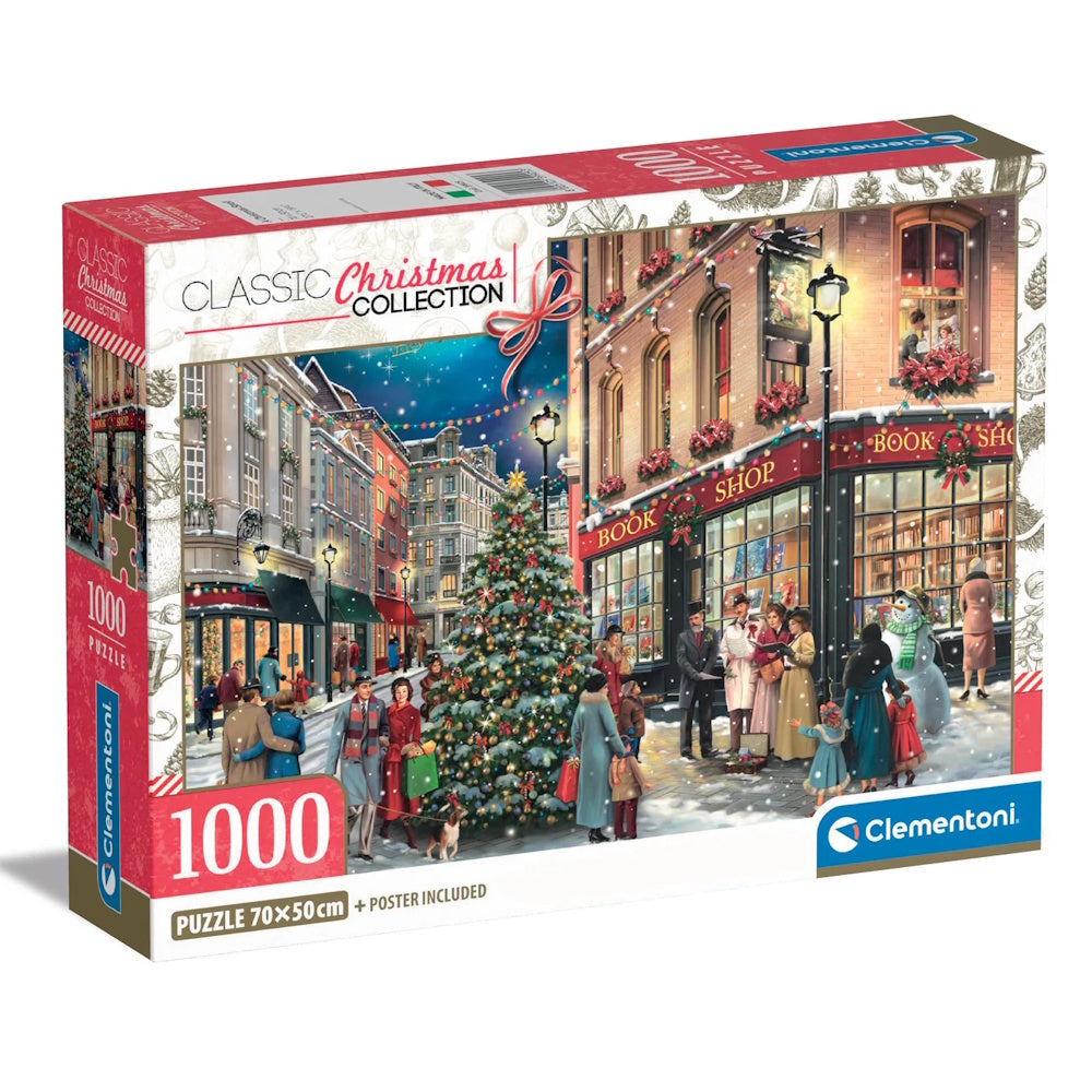 Clementoni 1000 Piece Puzzle - A Christmas Stroll