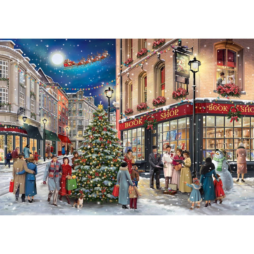 Clementoni 1000 Piece Puzzle - A Christmas Stroll