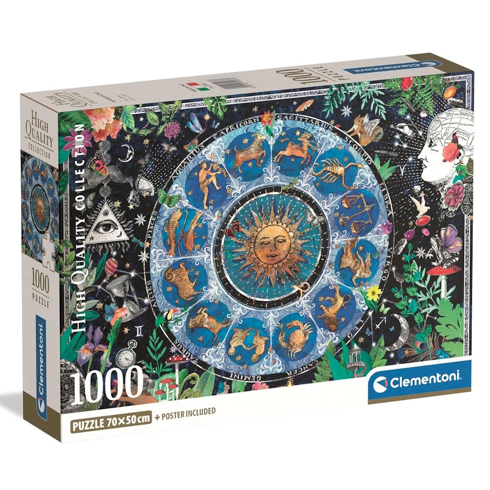 Clementoni 1000 Piece Puzzle - Astrological Chart