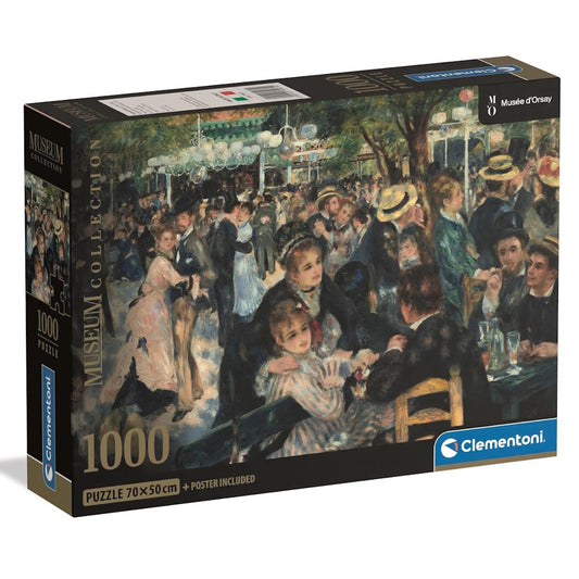 Clementoni Museum Collection 1000 Piece Puzzle - Bal au Moulin de la Galette