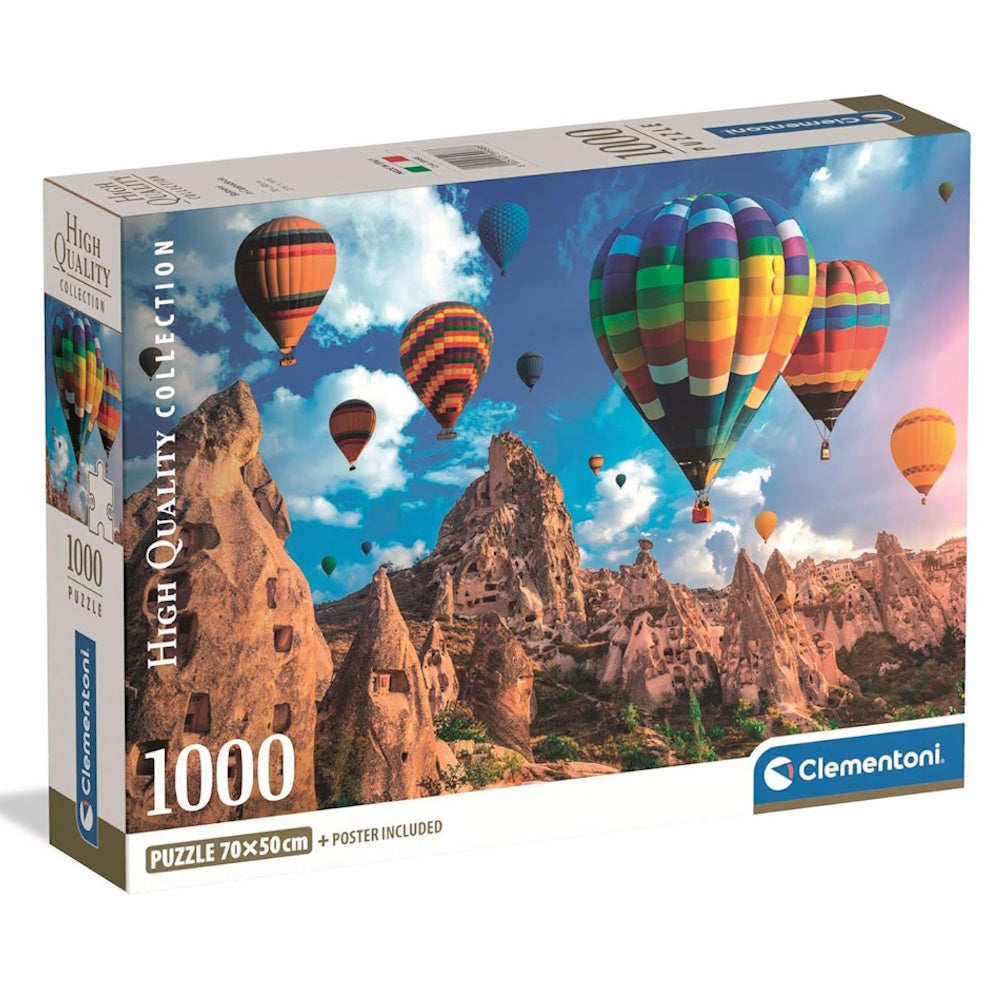 Clementoni 1000 Piece Jigsaw Puzzle - Balloons in Cappadocia