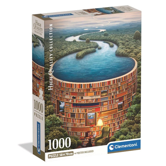 Clementoni 1000 Piece Jigsaw Puzzle - Bibliodame