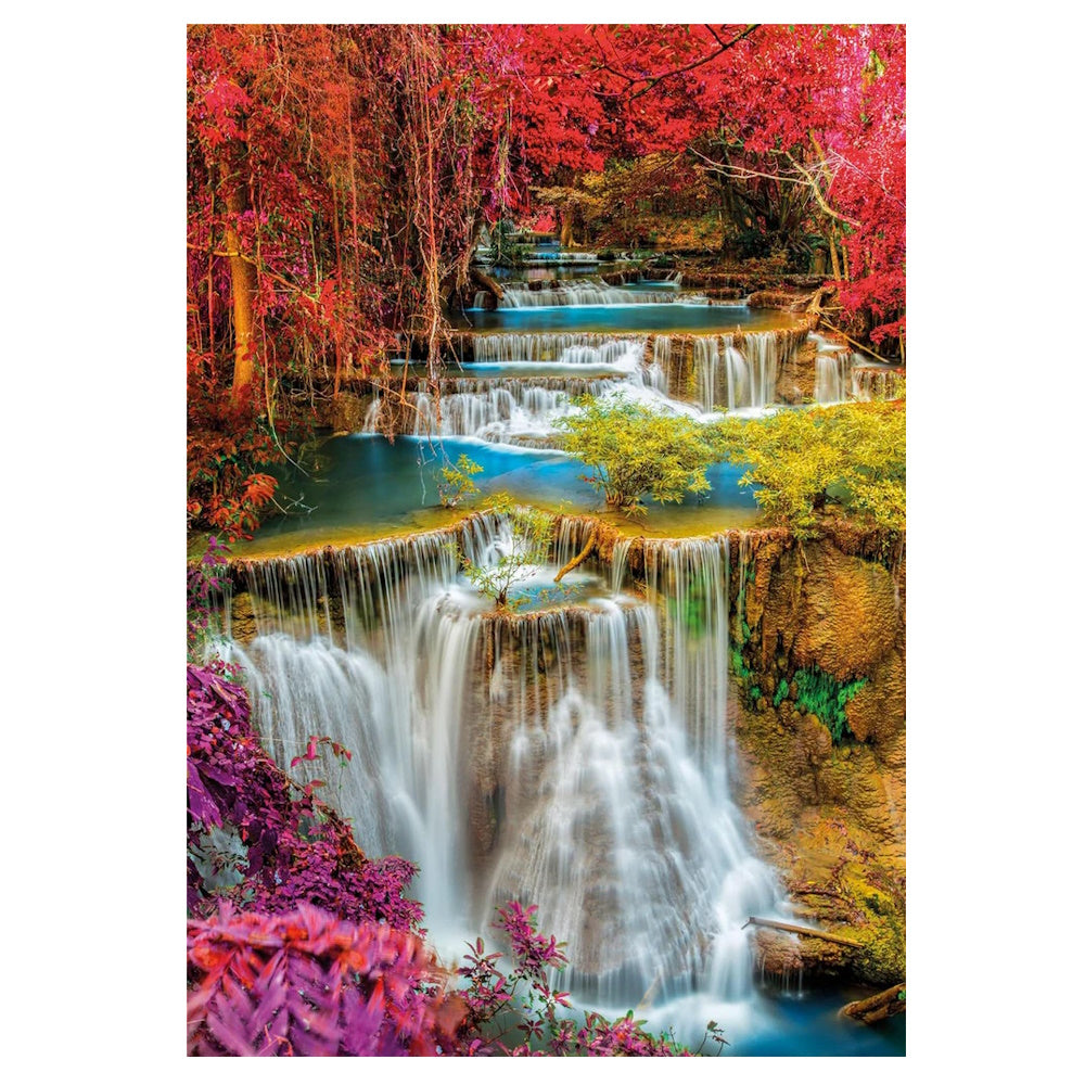 Clementoni 1000 Piece Jigsaw Puzzle - Colourful Thai Falls