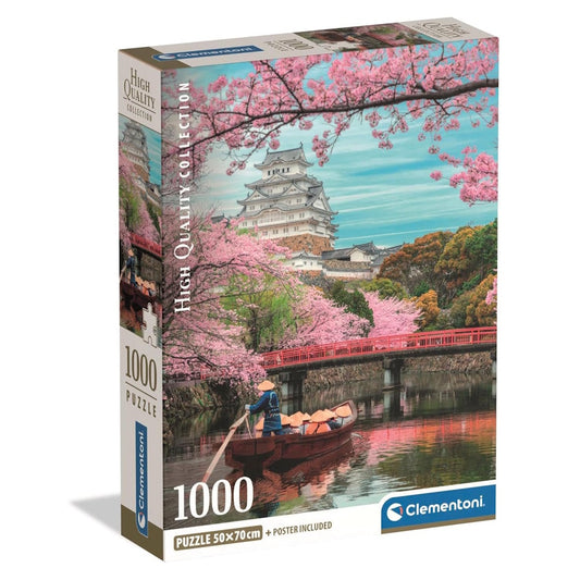 Clementoni 1000 Piece Jigsaw Puzzle - Himeji Castle in Spring