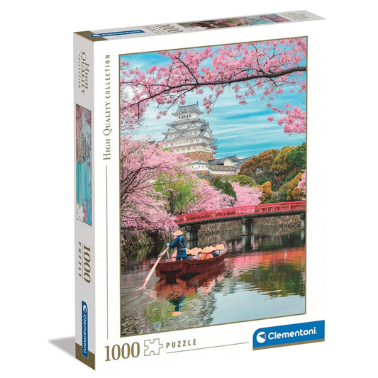 Clementoni 1000 Piece Jigsaw Puzzle - Himeji Castle in Spring