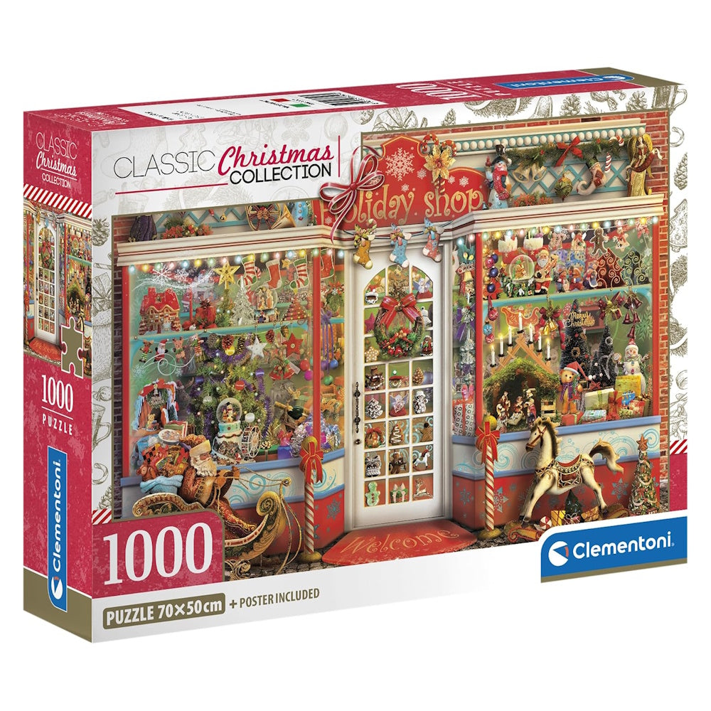 Clementoni 1000 Piece Puzzle - Holiday Shop