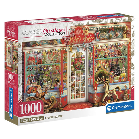 Clementoni 1000 Piece Puzzle - Holiday Shop