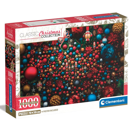 Clementoni 1000 Piece Impossible Puzzle - Christmas Vibes