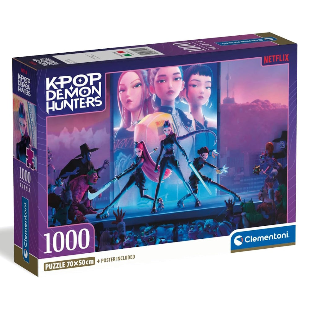 Clementoni 1000 Piece Puzzle - KPop Demon Hunters