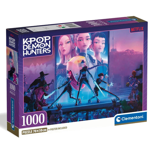 Clementoni 1000 Piece Puzzle - KPop Demon Hunters