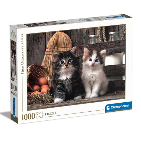 Clementoni 1000 Piece Jigsaw Puzzle - Lovely Kittens