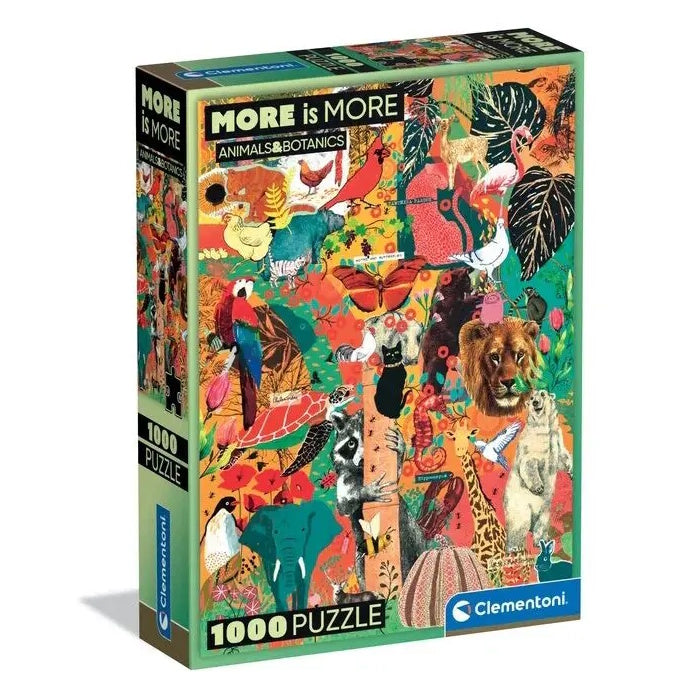 Clementoni 1000 Piece Puzzle - More is More: Animals & Botanics