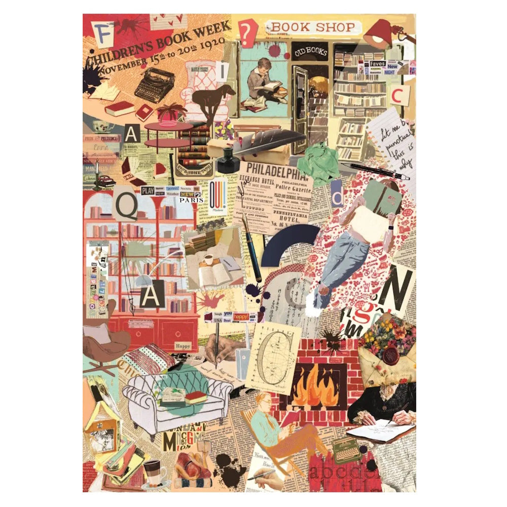 Clementoni 1000 Piece Puzzle - More is More: Books & Writing