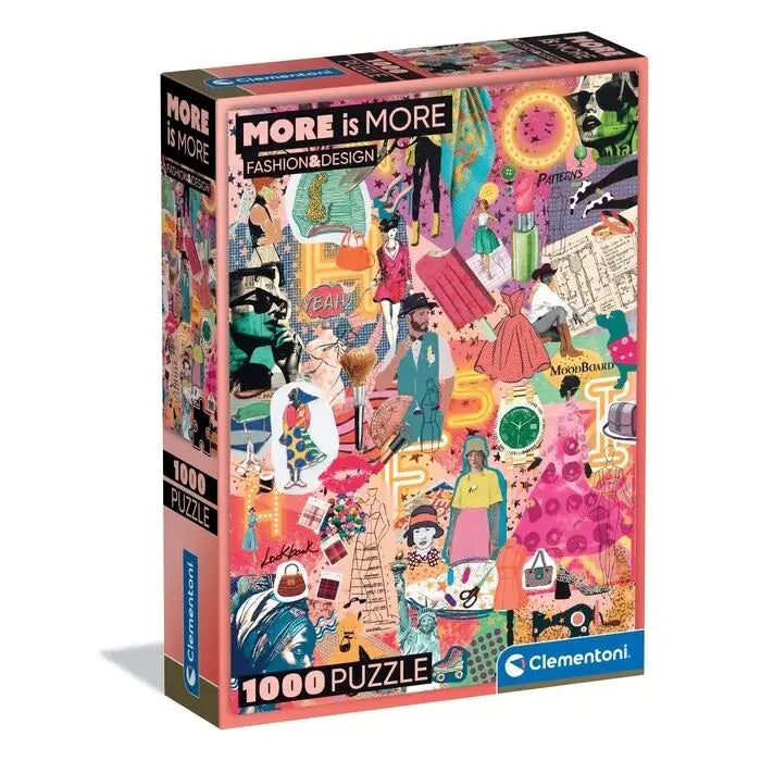 Clementoni 1000 Piece Puzzle - More is More: Fashion & Design