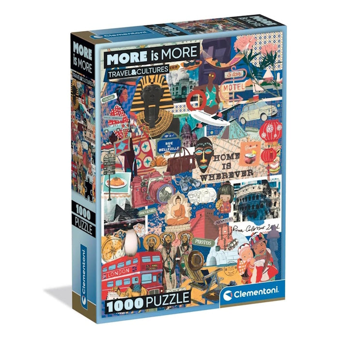 Clementoni 1000 Piece Puzzle - More is More: Travel & Cultures