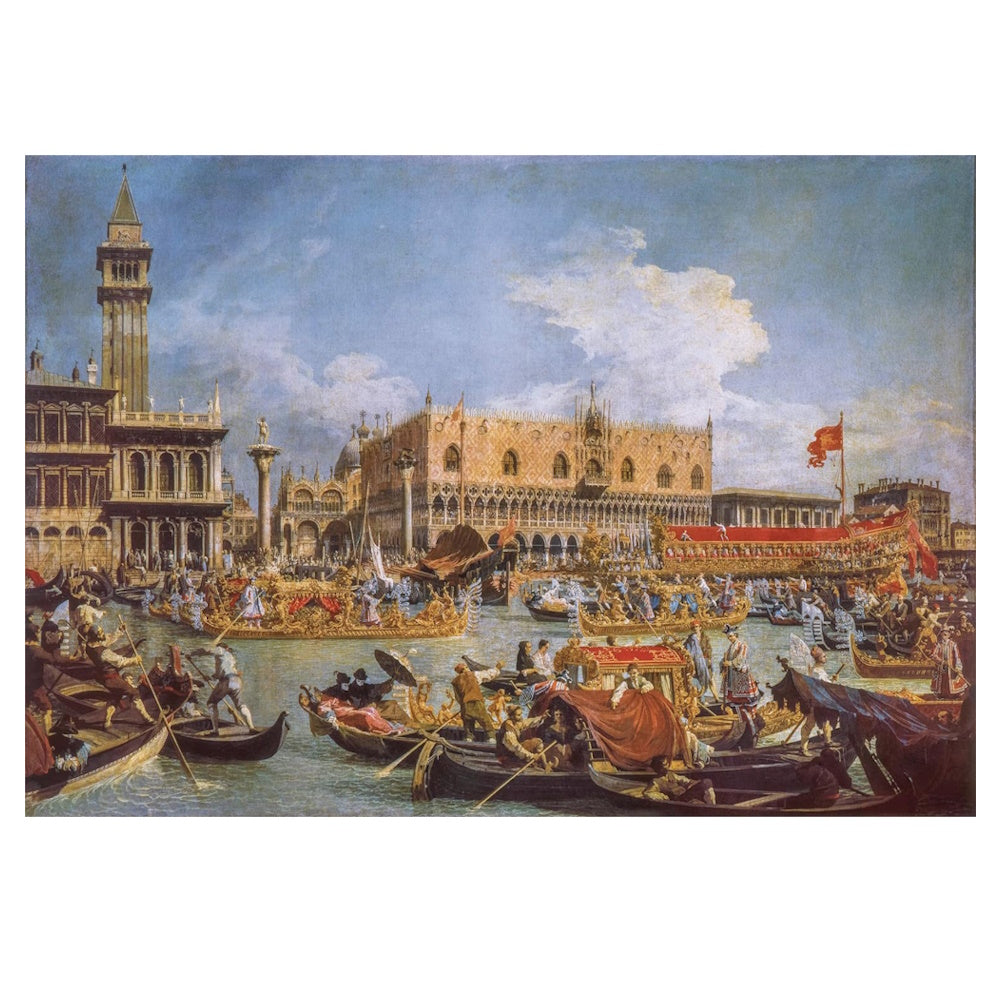 Clementoni Museum Collection 1000 Piece Puzzle - Canaletto, Return of Bucentaur at The Molo On Ascension Day